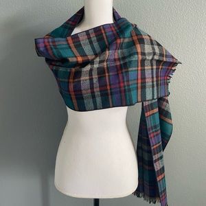 Wool Scarf - Jewel Tones